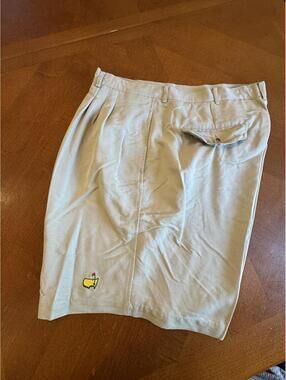 Augusta National Golf Shop Khaki Golf Shorts Size 42